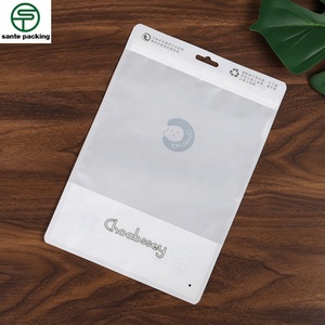 Custom Color 3 Side Seal Heat Seal Gravure Printed Recyclable Towel Bag with Window for Packaging - Product Image 6