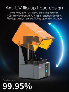 Para Impresora 3D Piocreat C01 14K LCD de 10.1 Pulgadas, Impresión Ultra HD 14K, Impresión Rápida, Eje Z Estable, 223*126*200mm, Fuente de Luz Integrada, Nueva - Product Image 4