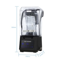 Grote Capaciteit Hot Koop Blender Juicer Smoothie Ijs Crusher Keuken Milkshake Machine Commerciële Blender