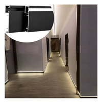 Plinthe Design Moderne Plinthe LED Aluminium Protection Murale Moderne Décoration de Sol Plinthe Ligne