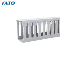 Conduit de câblage carré FATO PXC ignifuge et ignifuge goulotte de câble ignifuge et ignifuge utilisation simple