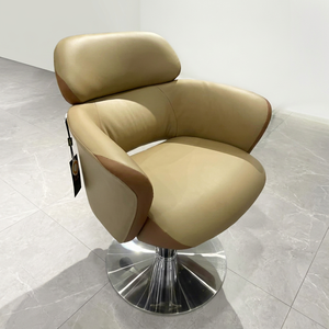 Luxury <b>Synthetic</b> <b>Leather</b> Barber Chair Hydraulic Salon Styling Chair Gold Frame Professional Hair Cutting Chair Height Barbershop - Product Image 1