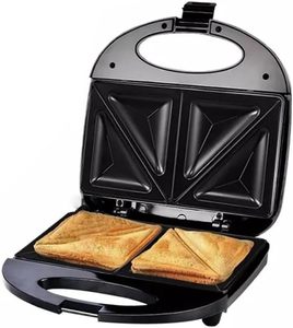Wholesale Electric Household Double Sided Non-Stick Heating Sandwich Machine Multifunctional <b>Toaster</b> Breakfast Machine Cool - Product Image 1