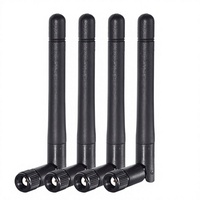 Antenne MIMO RP-Male Bingfu double bande 2,4 GHz/5 GHz/5,8 GHz 3 dBi (lot de 4) pour routeurs Wi-Fi, caméras de sécurité et surveillance IP