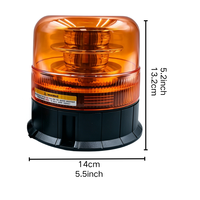 Nouvelles Balises Rotatives à LED d'Urgence pour Véhicules, Lampes de Sécurité Routière Clignotantes Stroboscopiques Universelles 12V