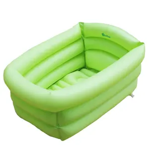 Оптовая продажа с фабрики, хорошая цена, высокое качество, передвижной складной новый стиль, надувной бассейн для ребенка, зеленый цвет, детский бассейн