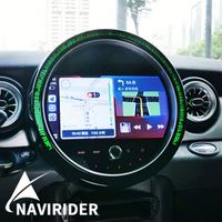 Navirider BMW Mini One Cooper R55 R56 Peaceman Clubman 2007-2010 Navigation GPS Carplay Linux 9 pouces QLED Android Auto 1 an