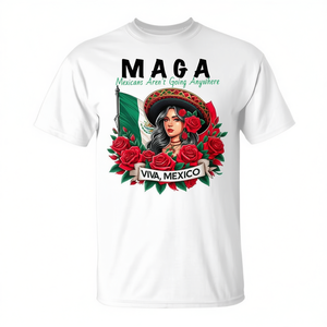 Camiseta Promocional para Mexicanos de Maga: Para Quienes No Vienen a Nada Más que A México - Product Image 3
