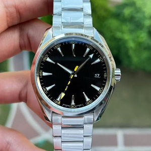 Montre de luxe pour homme de haute qualité, originale, étanche, lumineuse, avec calendrier et bracelet, mouvement 8500 Omegaes - Product Image 3