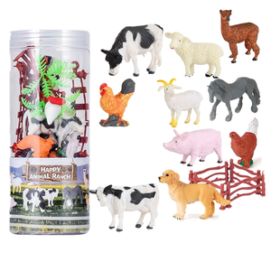 Simulación <span class=keywords><strong>de</strong></span> PVC para niños Tyrannosaurus Rex Jurassic Farm Model Set Juguetes al por mayor con dinosaurios y <span class=keywords><strong>animales</strong></span> - Product Image 1