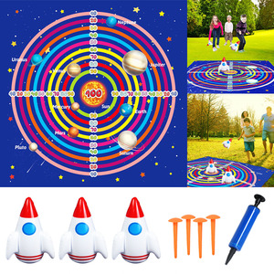 Tapis de jeu de tir à la cible en forme de fusée gonflable EVA pour enfants, jeu en plein air, 5-7 ans, unisexe, ensemble de jouets fantastiques et science-fiction - Product Image 5