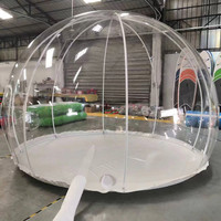 Nouvelle tente bulle transparente, dôme imperméable, pompe à air, location de fête, événement, tente bulle gonflable, fête silencieuse, dôme bulle