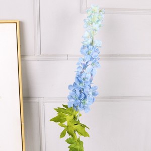 Fleurs artificielles de Delphinium extra-larges, fausses fleurs de Larkspur en plastique et soie, haute simulation, pour décorations de mariage et accessoires de maison - Product Image 2