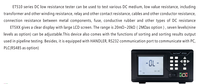 ET513 DC 100mA Medidor de Corriente Directa de Alta Precisión 0.5% FS, Máquina de Prueba Universal, 1 Año de Garantía, IP67, Rango de Medición de 10~2M