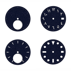 Cadran de montre OEM personnalisé avec logo, surface Starlight en Aventurine bleue, lumineux, 28,5 mm, pour NH34/NH35/NH36/4R35/4R36 - Product Image 1