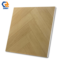 Carreaux muraux antidérapants modernes rustiques à texture bois - 10 mm d'épaisseur, finition mate, résistants à l'usure pour salle de bain et villa