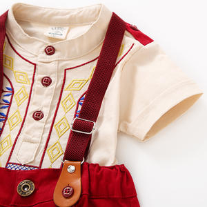 Vendite dirette della fabbrica all'ingrosso pantaloncini per ragazzi economici Boutique set di abbigliamento per neonati - Product Image 4