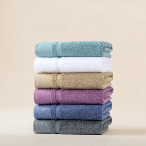 Wholesale Jacquard Woven Border <strong>Extra</strong> Large Cotton <strong>Hand</strong> Sports <strong>Towel</strong> 50*100 Pure Cotton Household <strong>Small</strong> Bath <strong>Towel</strong> Set - Product Image 1
