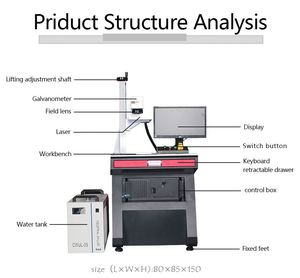 เครื่องพิมพ์อิงค์เจ็ท UV 3W 5W 10W เครื่องแกะสลักเลเซอร์ UV แบบพกพาท่อพีวีซีเครื่องพิมพ์อิงค์เจ็ท - Product Image 5