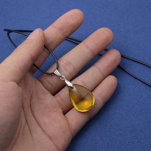 Anime Mad Father collar Aya Drevis amarillo gotas de agua colgante hombre mujer Halloween Cosplay moda accesorio regalos - Product Image 5