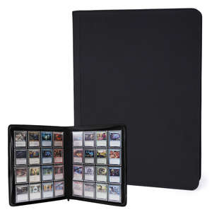 <span class=keywords><strong>Álbum</strong></span> de Cartas Personalizado de Cuero PU con 16 Páginas de Bolsillos, Capacidad para 1024 Cartas, Carpeta de Almacenamiento Directa para Cartas TCG y Deportivas OEM - Product Image 5