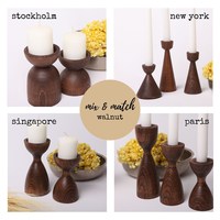 Porte-bougies coniques en verre de luxe avec couvercle en métal, faits à la main, résistants à la chaleur, durables, légers, de haute qualité, personnalisés pour Noël