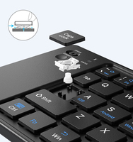 Teclado logo teclado plegable teclado Bluetooth para celular plegable ligero teclado Bluetooth para teléfono celular plegable ligero