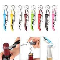 2024 produit populaire hippocampe coloré logo personnalisé multifonctionnel de luxe en acier inoxydable ouvre-bouteille de vin tire-bouchon