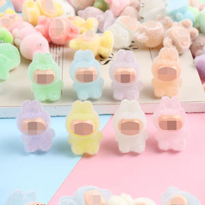 可爱迷你植绒坐立小雕像迷你怪物DIY钥匙扣配件 - Product Image 6