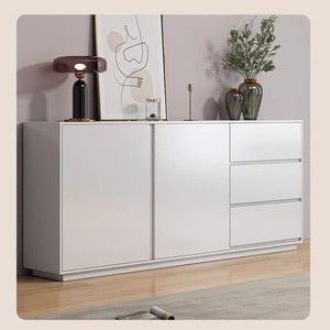 Modern Living Room Storage Cabinet Compact Portable <b>Sideboard</b> Wooden Buffet Cabinet Wall-Mounted Tea Cabinet for Hotels Homes - Product Image 2