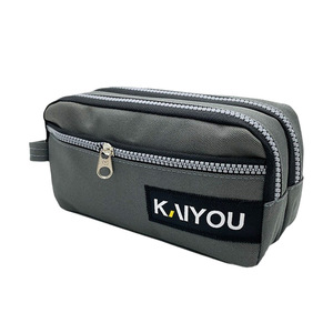 Estuche para lápices <span class=keywords><strong>de</strong></span> gran capacidad, color sólido, <span class=keywords><strong>de</strong></span> tela multicapa, sin cierre, bolsa <span class=keywords><strong>de</strong></span> papelería <span class=keywords><strong>de</strong></span> 21x7x11cm para escuela secundaria/bachillerato - Product Image 5