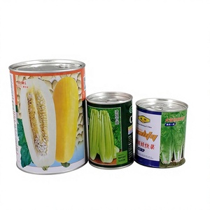 Boîte en fer blanc Jinko pour graines de légumes avec ouverture facile, vente en gros, boîte en fer blanc ronde vide de qualité alimentaire pour l'emballage alimentaire - Product Image 5