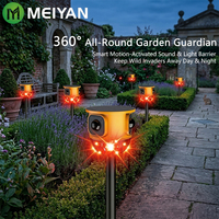 Repelente Solar Inteligente de Animales con Control Remoto de 360 Grados, Sensor Envolvente, Repelente de Aves, Molde Privado de Fábrica, Venta al por Mayor