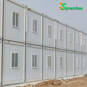 Habitation de bureau à deux étages en acier galvanisé sur mesure pour les secours en cas d'urgence et de catastrophe, avec assemblage rapide - Product Image 1