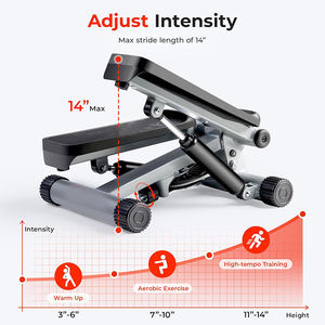 Body Cardio attrezzature per scale palestra esercizio salute Fitness allenamento macchina resistenza fasce Mini Stepper - Product Image 3