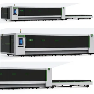 Large format double exchange desktop fiber laser cutter 3000w fiber laser cutting machine for metal