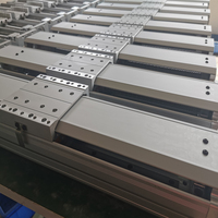 Table de glissement linéaire cnc rail de guidage linéaire actionneur de scène de glissière boule glissière linéaire à 2 étages