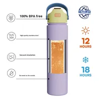DAJI transfrontalier moderne en acier inoxydable isolé sous vide voyage sport bouteille d'eau grande capacité 12 heures étanche sans BPA