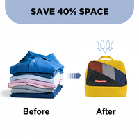 Vente en gros Ensemble 3 pièces léger et respirant Cube d'emballage de créateur Organisateur d'accessoires de voyage