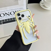 Coque de téléphone transparente en TPU avec blocs de couleur plaqués luxe pour iPhone 18 17 16 14 Pro Max 15, accessoires, housse de protection, sac OPP