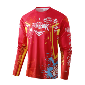 キッズサイクリングジャージ卸売 カスタムフルスリーブバイクレーシングシャツ ユース自転車スポーツウェア サイクリングチームユニフォーム - Product Image 5