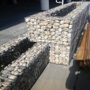 Panier <span class=keywords><strong>Gabion</strong></span> en Treillis Soudé Galvanisé à Chaud Revêtu de Galfan 4mm 200x100x50 Boîtes en Treillis Résistantes à l'Eau Facilement Assemblables pour la Pierre - Product Image 3