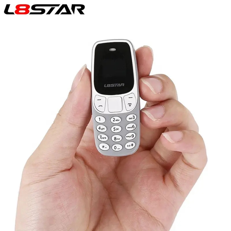 L8Star BM10 Più Piccolo Cellulare Telefoni GSM Hands Free Mini Auricolare Dialer Cuffie Dual Sim Card