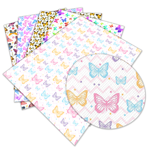 Rollo de PVC de 30*136cm con estampado de mariposas y arcoíris para sofá, muebles, prendas, decoración de cocodrilos, manualidades y carros de golf - Product Image 2