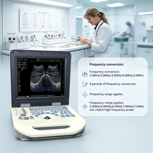 Échographe Doppler numérique 3D 4D complet sur chariot, <span class=keywords><strong>portable</strong></span>, pour usage médical humain, avec scanner intégré pour ordinateur <span class=keywords><strong>portable</strong></span> - Product Image 3
