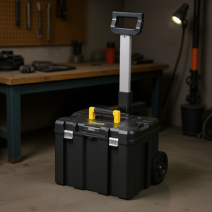 Caja de herramientas con ruedas Stanley Pro Stack Fatmax, contenedor de almacenamiento con asa y ruedas para uso en taller - Product Image 3