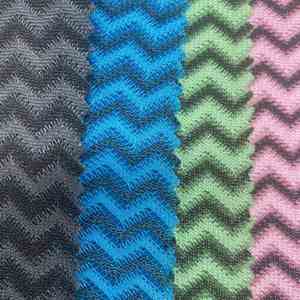 Tissu en maille ondulée bicolore à trois couches 100 % polyester imperméable ignifuge respirant et doux pour bagages, chaussures et accessoires - Product Image 4