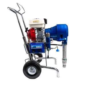 6.5HP multifunction gasoline Industrial Airless Wall pump Paint Petrol Driven Texture airless Spray Machine Sprayer