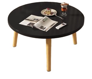 Mesa Auxiliar Pequeña <span class=keywords><strong>de</strong></span> MDF para Ventana, Mesa Redonda Pequeña para Negociaciones, Mesa <span class=keywords><strong>Plegable</strong></span> Simple para Junto a la Cama - Product Image 6