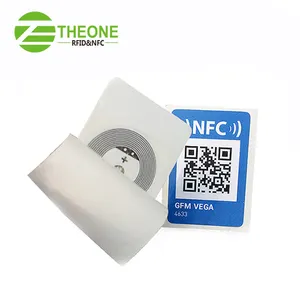 Benutzer definierte wasserdichte RFID-Barcode-NFC-Etiketten/Aufkleber/Tags